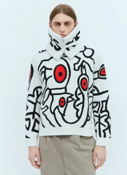 Detachable Collar Sin Knit Sweater