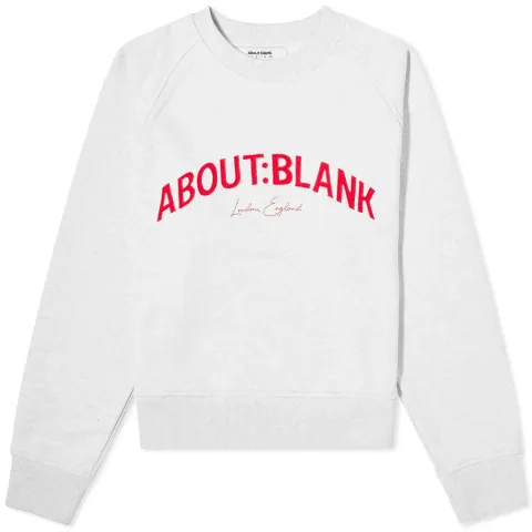 College Logo Crew Sweat