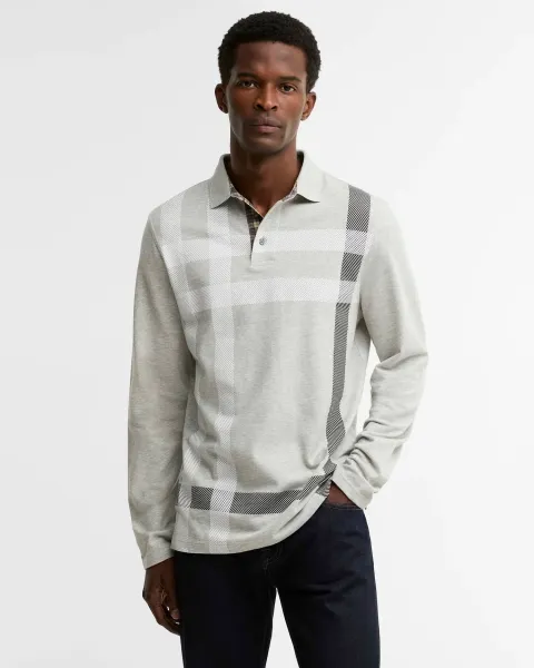 Blaine Tartan Long-Sleeved Polo Shirt