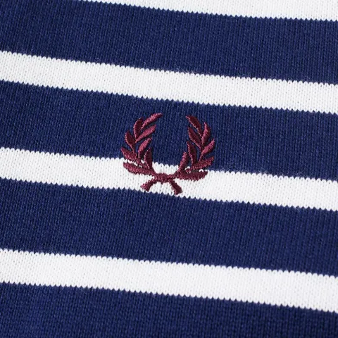 Fred Perry Long Sleeve Breton Stripe Tee