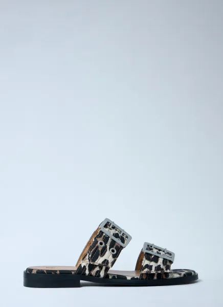 Buckle Two Strap Sandals