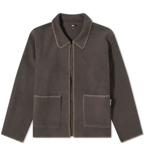 Woodsy Blanket Stitch Crew Sweat