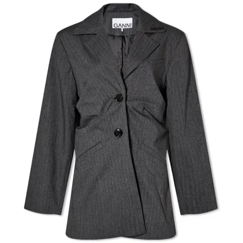 Drapey Suiting Draped Blazer