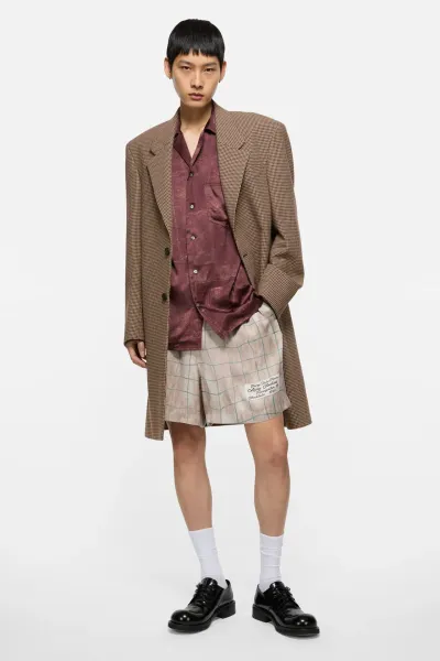 Single-Breasted Wool Coat
