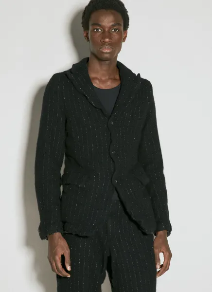 Lamé Pinstripe Blazer