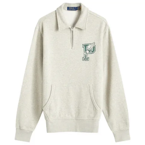 College Logo Half Zip Sweatshirt
