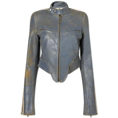 Claw Leather Biker Jacket