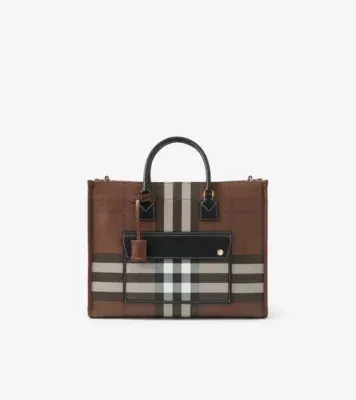 Medium Freya Tote in Dark birch brown
