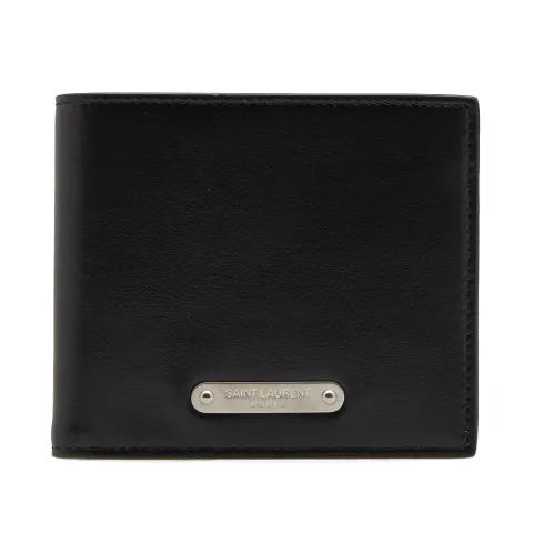 Metal Logo East/West Wallet