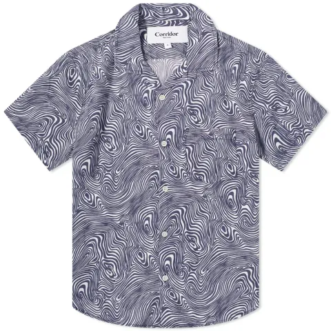 Contour Print Vacation Shirt