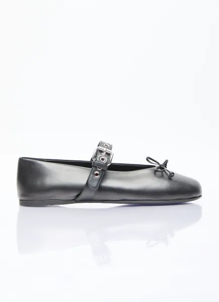 Buckle Ballerina Flats