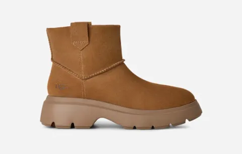 Calimuze Mini Pull On Boot, Suede/Wool