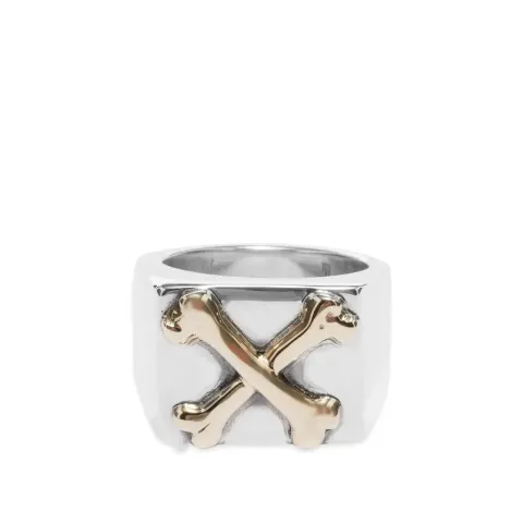 Cross Bones Signet Ring