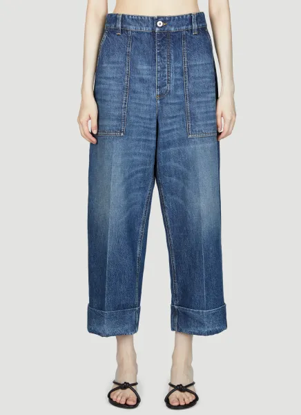 Folded Cuff Jeans
