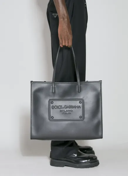 Embossed Logo Tote Bag