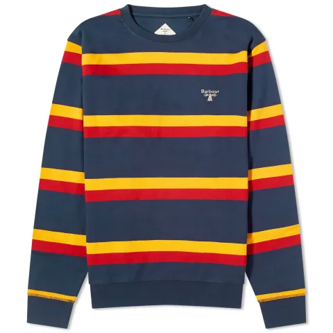 B.Beacon Lorton Stripe Crew Sweat