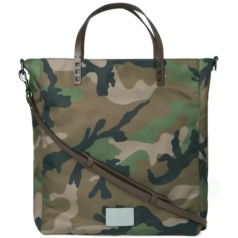 Nylon Camo Tote Bag