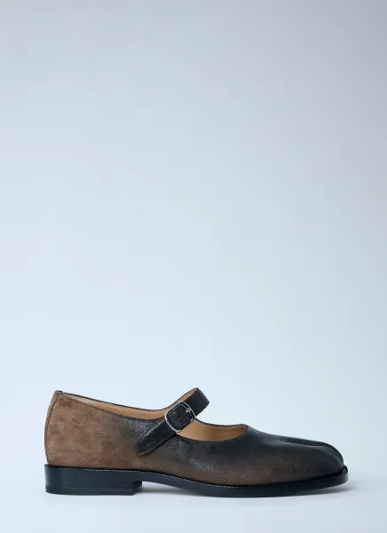 Tabi Mary Jane Leather Flats