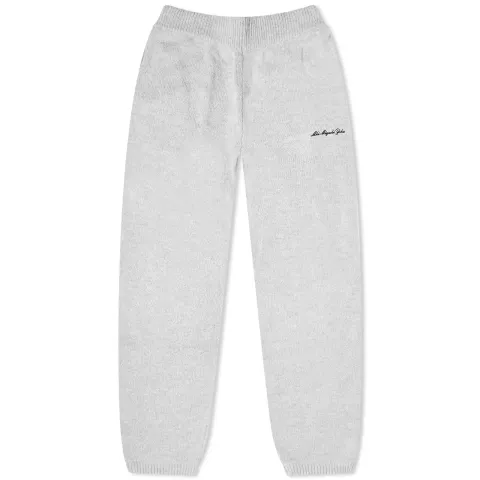 Mohair Blend Knit Sweatpants