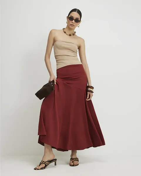River Island Seamed Maxi Skirt