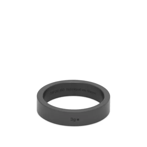 3g Polished Ceramic Ribbon Ring