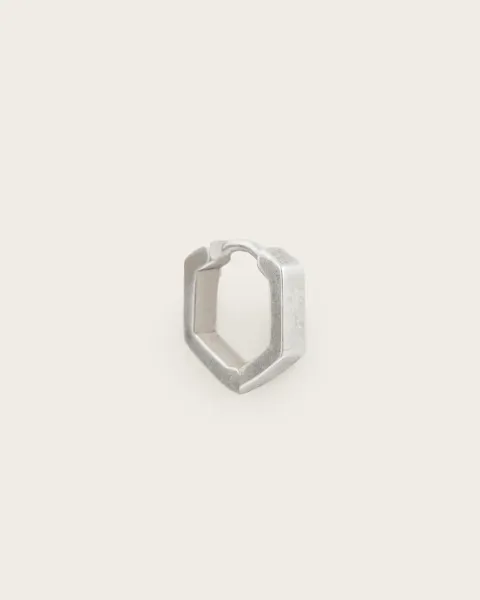 Hex Hoop Earring