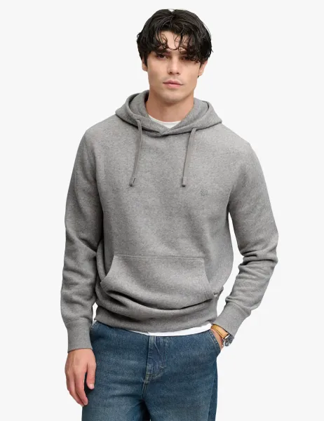Superdry & Co Cotton Rich Relaxed Hoodie Dark Grey