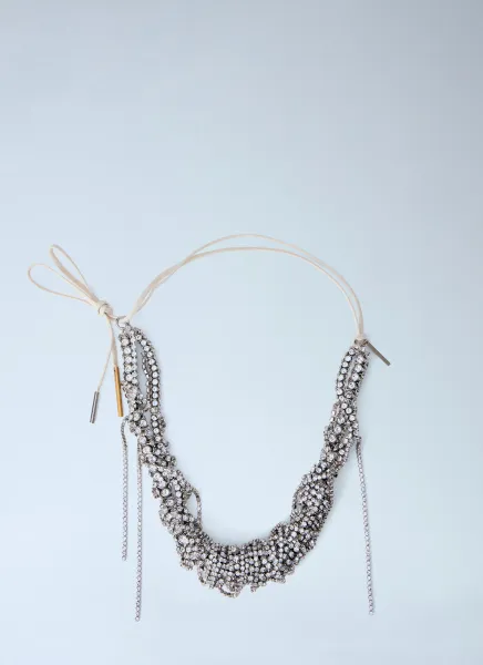 Crystal-Embellished Necklace