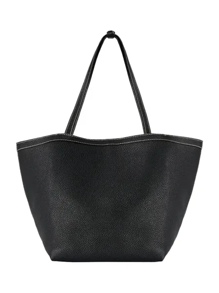 park tote three stitch bag black/ ecru