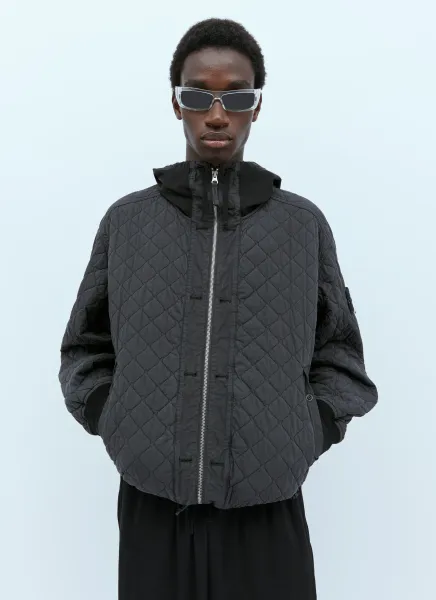 Quilted Hooded Jacket