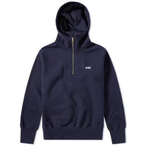 Quarter Zip Hooded Sweat