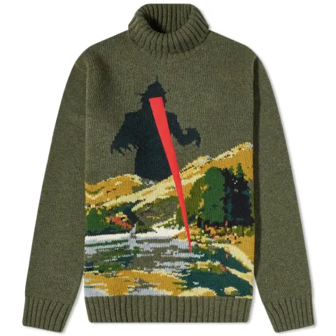 Godzilla Roll Neck Knit