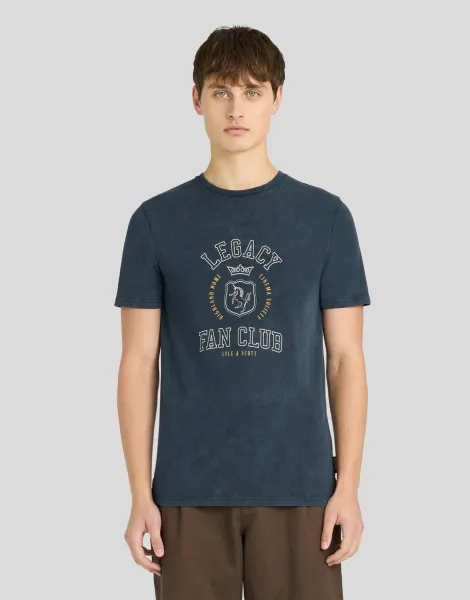 Lyle & Scott Chest Graphic Washed Cotton T-Shirt