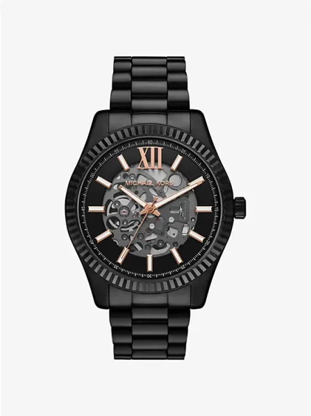 Oversized Lexington Black-Tone Watch