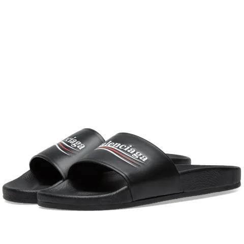 Political Campaign Logo Leather Slide