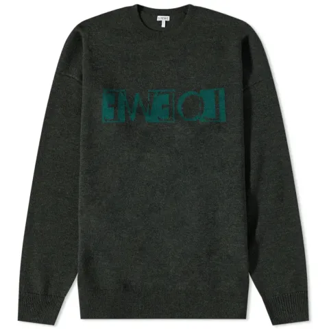 Mirror Logo Crew Knit