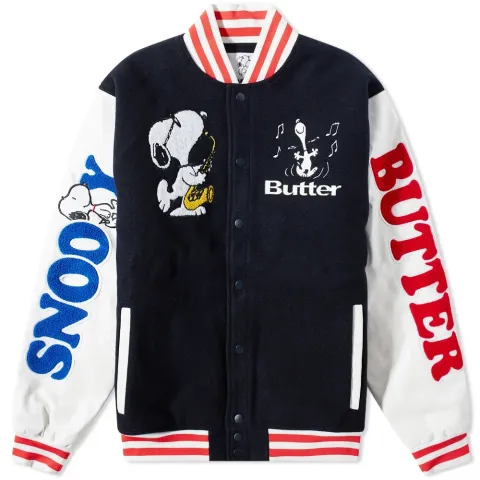 x Peanuts Jazz Varsity Jacket