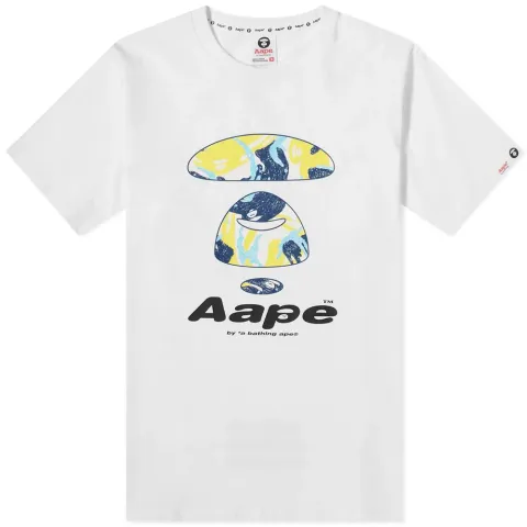 AAPE Yellow Camo AAPE Face T-Shirt
