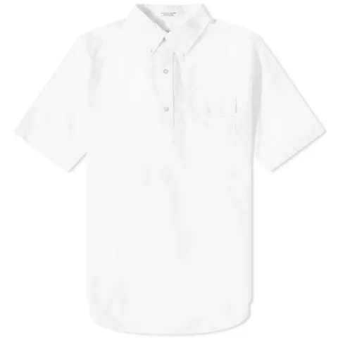 Popover Button Down Short Sleeve Shirt