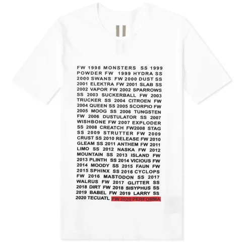 DRKSHDW Lightweight Seasons Print Level Tee
