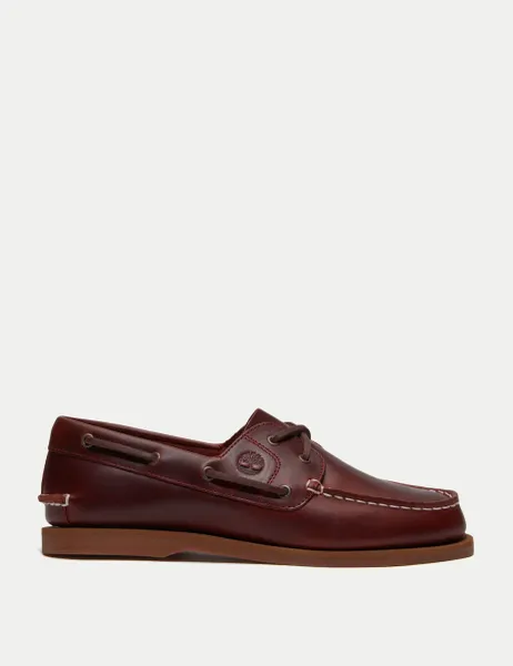 Timberland Classic 2-Eye Leather Boat Shoes