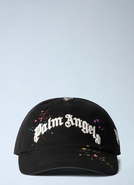 Curved Logo Painted Cap