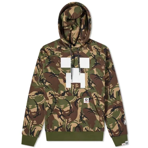 AAPE x Minecraft Camo Logo Hoodie