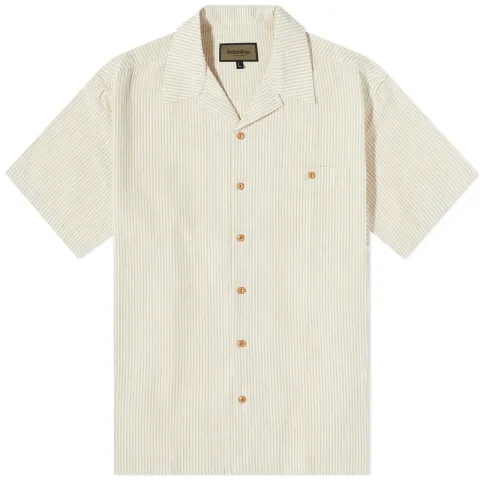 Stripe Short Sleeve Vacation Shirt