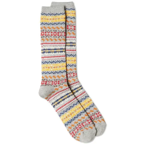 Fair Isle Crew Sock
