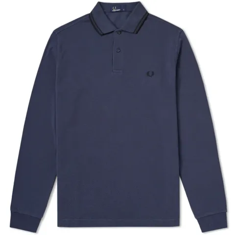 Fred Perry Long Sleeve Twin Tipped Polo