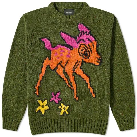 Howlin' Acid Deer Knit
