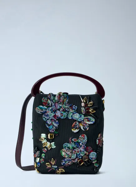 Dries Van Noten Micro Embroidered Bag