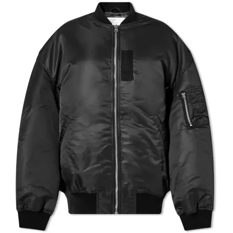 Zip Out Down Bomber Jacket