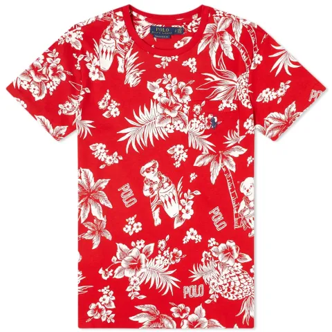 Bearwaiian Print Tee